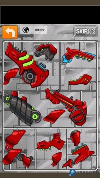 恐龙机甲变形记游戏