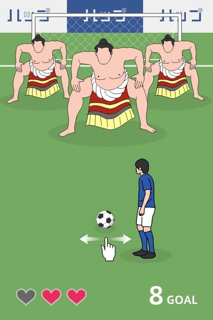 奇怪的任意球小游戏截图1