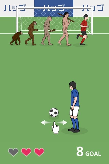 奇怪的任意球小游戏截图2