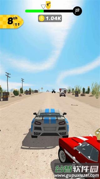 暴力赛车小游戏(Crash Race.io)截图1