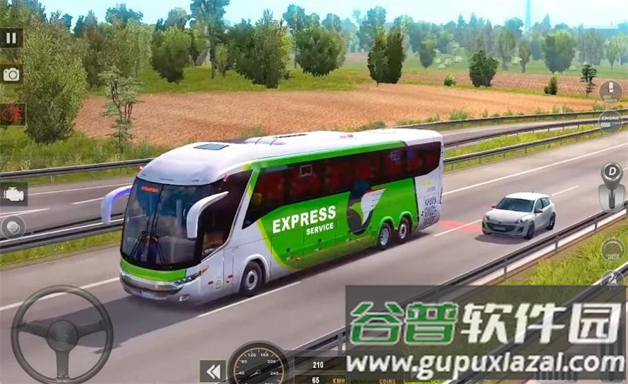 越野巴士模拟器3DOffroad Bus Simulator Games 3D截图1