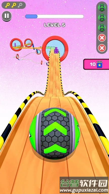 天空滚动球冲刺Sky Rolling Ball截图2