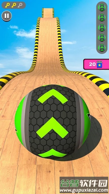 天空滚动球冲刺Sky Rolling Ball截图3