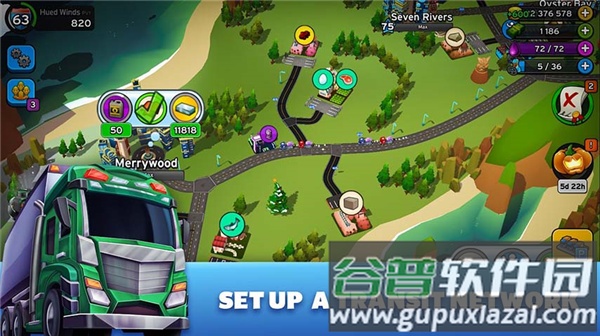 运输帝国建造者中文版安卓版(Transit King Tycoon)截图3