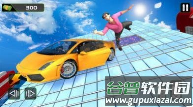 疯狂汽车空中驾驶游戏