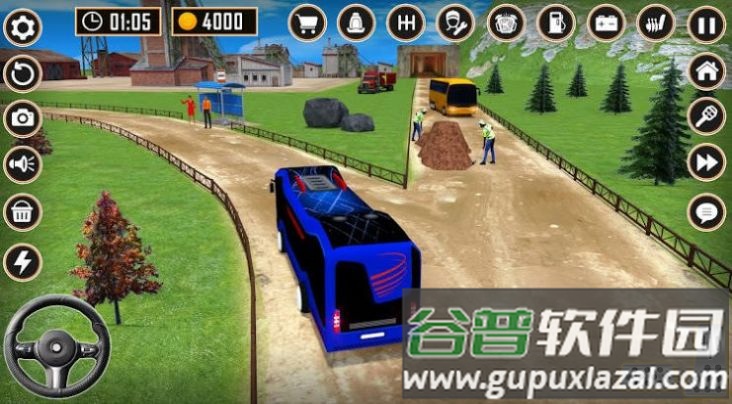 3D越野巴士驾驶游戏(Offroad3DBuseDriveFree)截图4