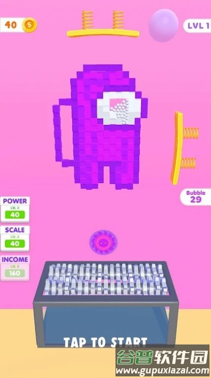 切割像素方块游戏(Bubble Crusher)截图3