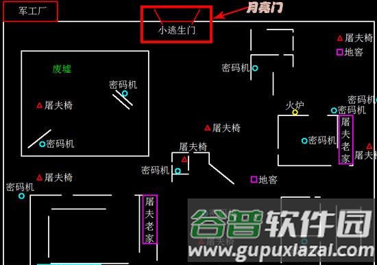逃生门位置配图1