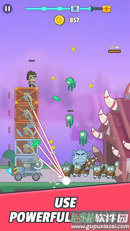 时间旅行塔楼冲刺无限金币版截图1