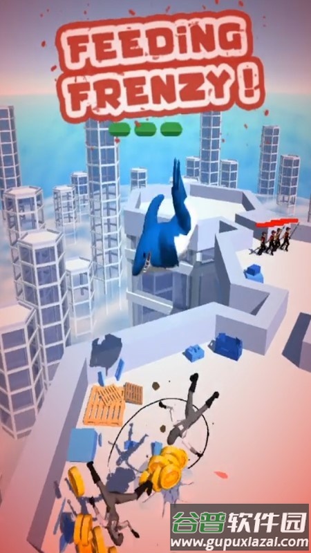 陆地鲨袭击游戏(landshark)截图4