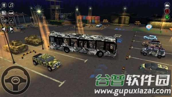 陆军巴士运输车游戏(army bus transporter simulator 2)截图1