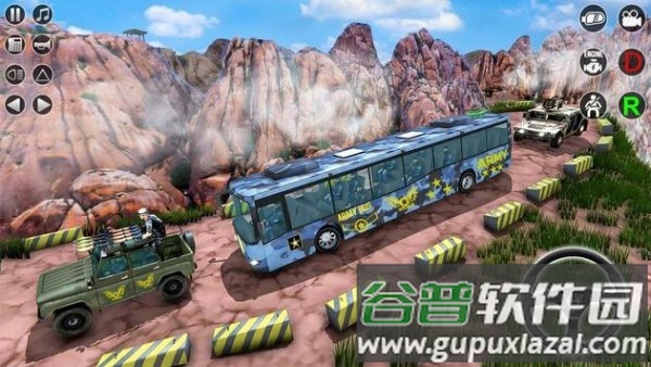 陆军巴士运输车游戏(army bus transporter simulator 2)截图2