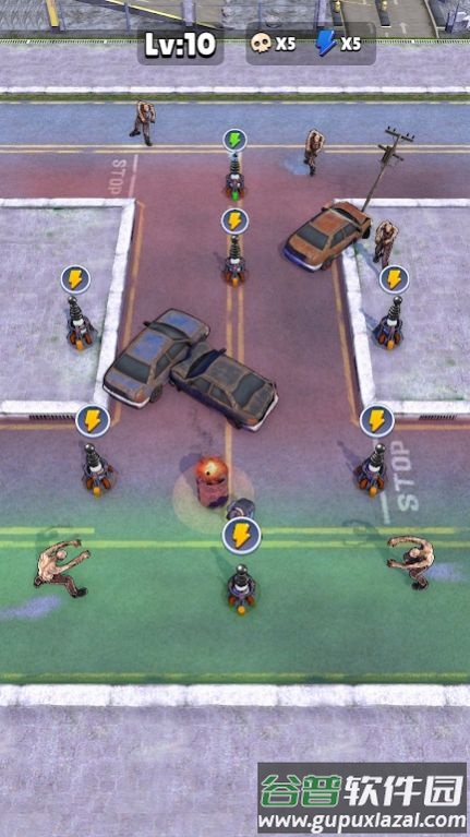 僵尸攻击谜题游戏(Zombie Attack Puzzle)截图1