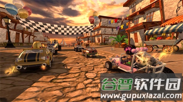 沙滩车竞速手游(BB Racing)截图4