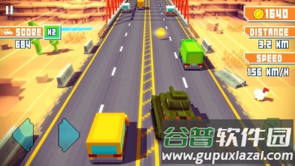 方块公路高速赛车游戏下载安装截图1