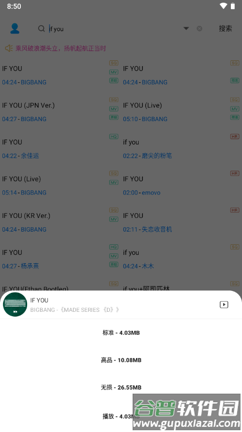 音乐下载器歌词适配免费版截图2