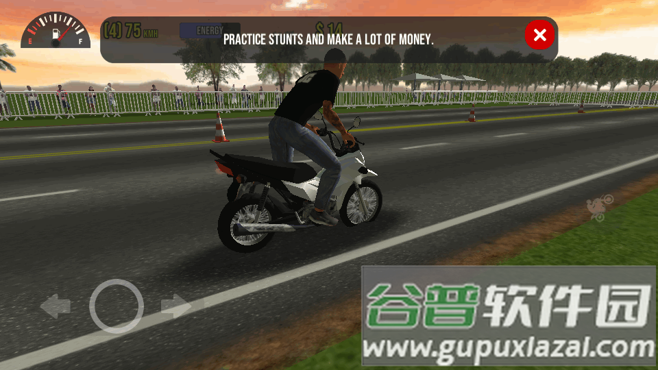 摩托平衡3d游戏(Moto Wheelie 3D)截图1