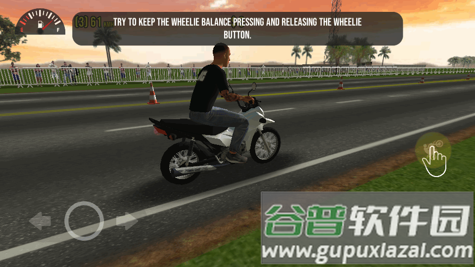 摩托平衡3d游戏(Moto Wheelie 3D)截图3