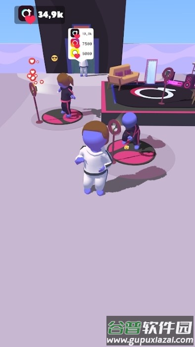 闲置领袖冲刺游戏(idle influencers rush)截图3