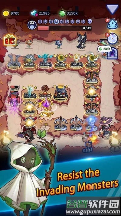 闲置防御魔法战争手游(idle defense)截图2