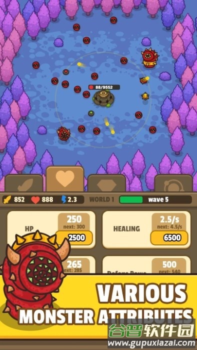闲置要塞塔防御游戏(ldle fortress tower defense)截图4