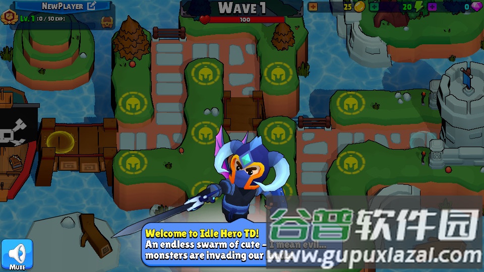 IdleHeroTD塔防角色扮演游戏