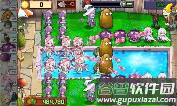 植物娘大战僵尸手机版