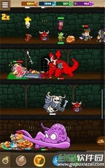 闲置的地牢英雄游戏(idle dungeon heroes)截图1