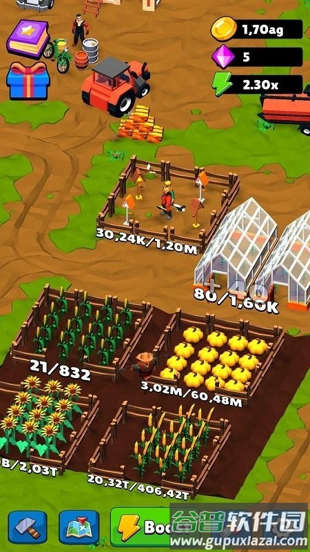 闲置的农场小镇游戏截图1