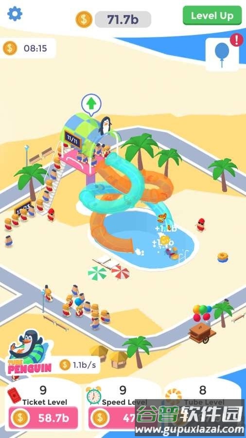 闲置点击水上乐园游戏截图2
