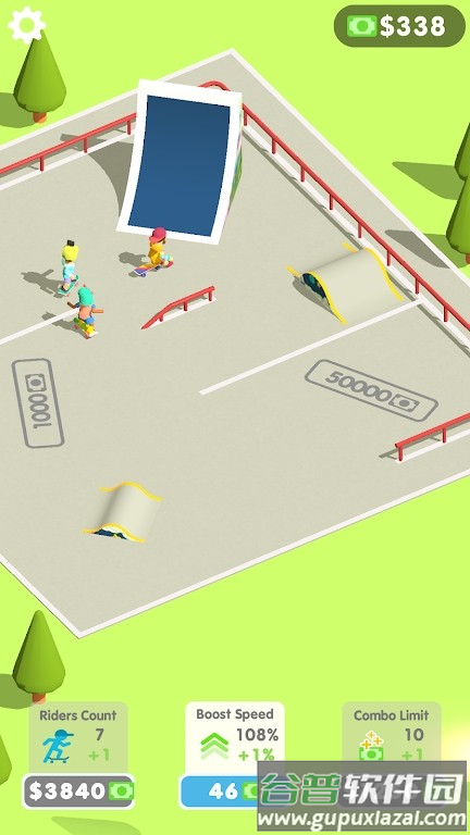 闲置滑板运动场游戏(ldle skatepark)截图2