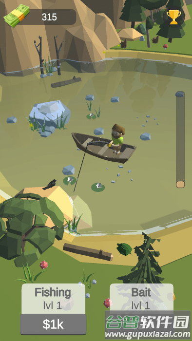 闲置渔夫生活游戏(fisherman simulator idle)截图2