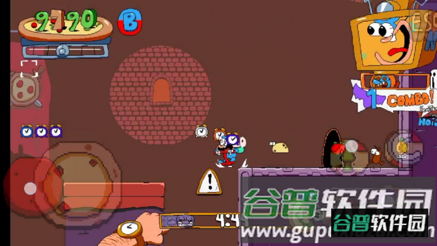 披萨塔疯狂大陆下载手机版(Pizza Tower Frenzy Worlds)截图1