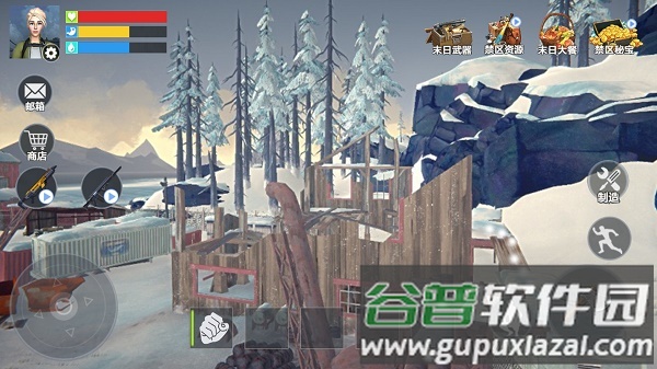 雪地世界生存进化游戏