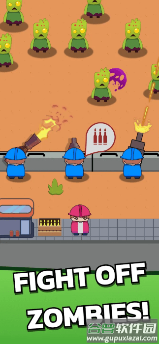 闲置僵尸加油站游戏截图2
