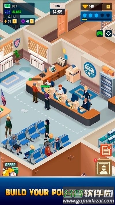 闲散的警察大亨游戏(idle police tycoon)截图2