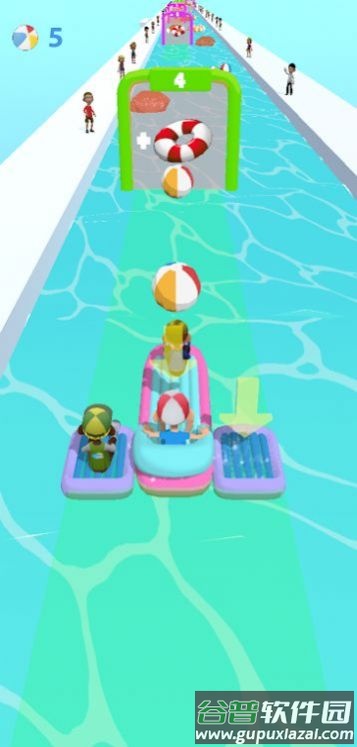 水滑梯跑酷游戏下载(Waterslide Run)截图2