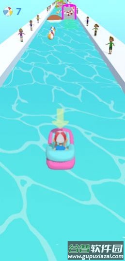 水滑梯跑酷游戏下载(Waterslide Run)截图3