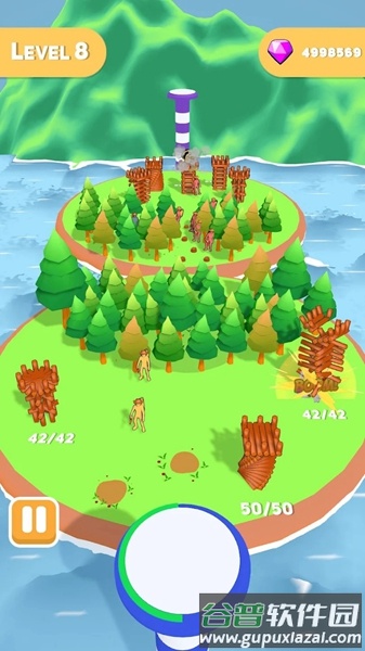 伐木工人城堡游戏下载安装(LumberJack Castle)截图2