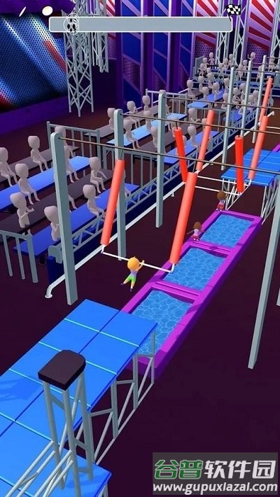 闯关大挑战3d游戏(小泥人障碍赛3D)截图1
