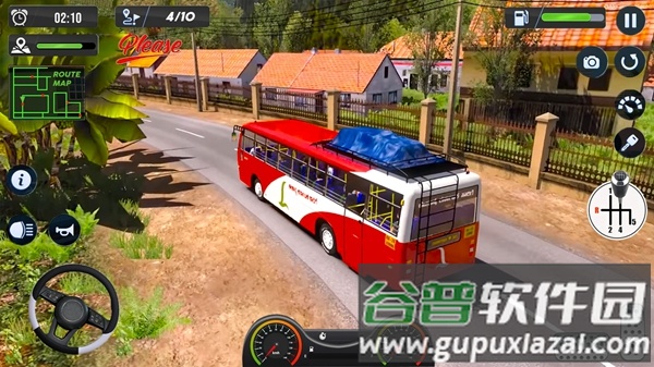现代大城市长途汽车3D游戏下载(Modern Grand City Coach Bus 3D)截图2