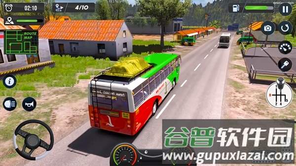 现代大城市长途汽车3D游戏下载(Modern Grand City Coach Bus 3D)截图3