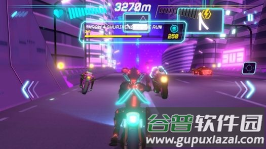 霓虹车手游戏(Neon Riders)截图1