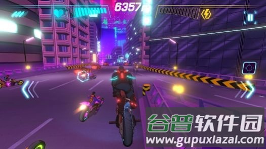霓虹车手游戏(Neon Riders)截图3