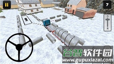 冬天农场卡车3dWinter Farm Truck 3D: Silo Transport截图4