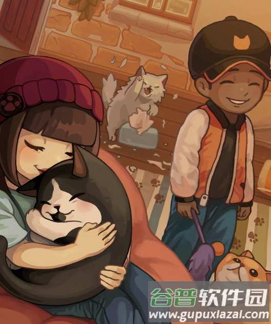 绒毛猫咪咖啡厅