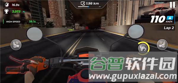 公路摩托宣传图