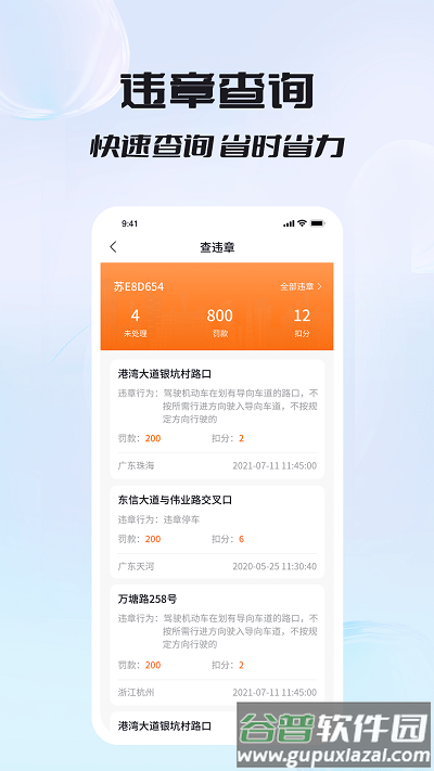 闪电车辆信息查询app截图3