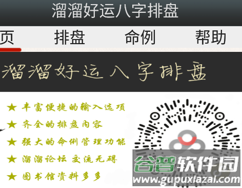 溜溜好运八字排盘