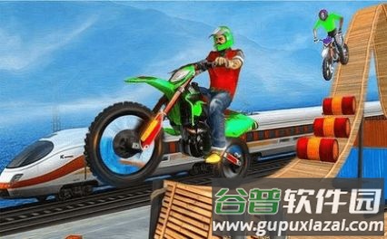 疯狂特技摩托骑手游戏(Crazy Tricky Bike Rider)截图3
